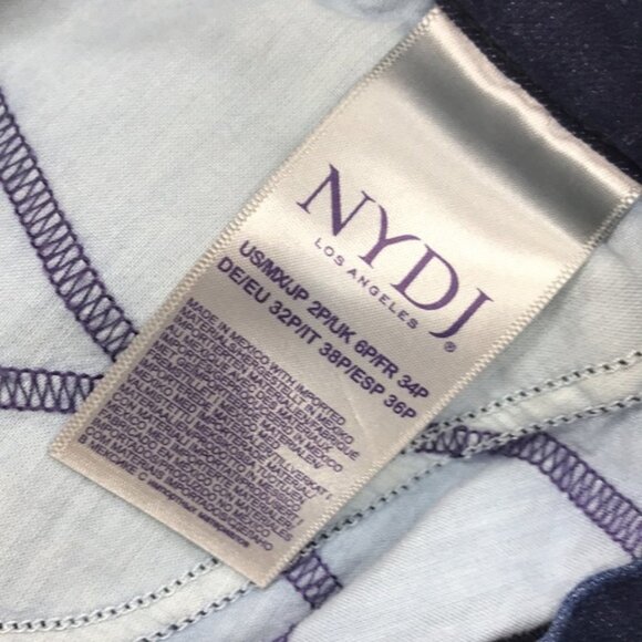 NYDJ Marilyn Stretch Denim Bermuda Shorts - Picture 5 of 8